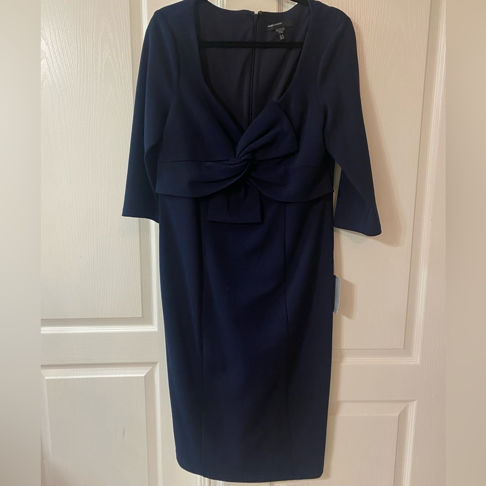Maggie London navy dress
